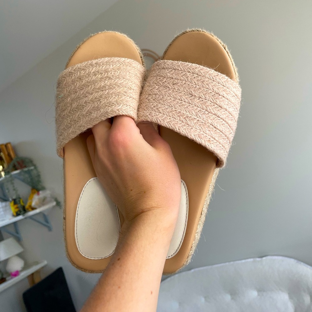 Tan Platform Sandals